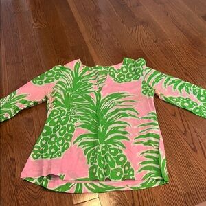 Lilly Pulitzer Pink and Green tunic